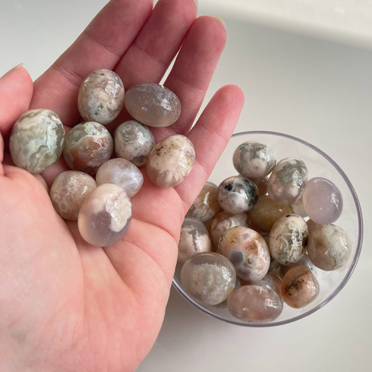 Flower Agate Tumbles