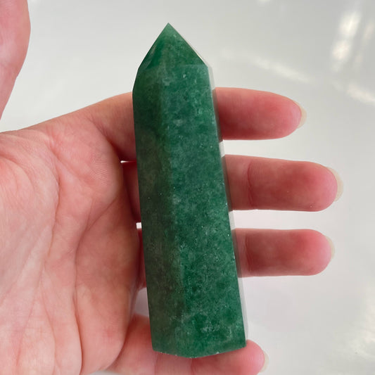 Green Strawberry Quartz Tower