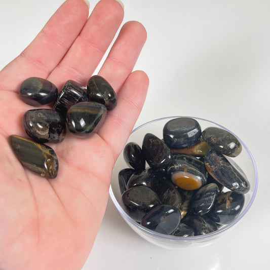 Blue Tigers Eye Tumble