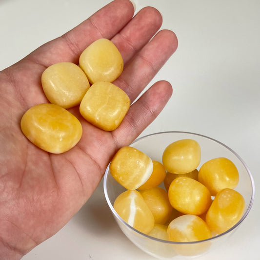 Orange Calcite Tumble