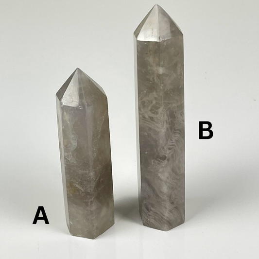 Blue Rose Quartz Tower