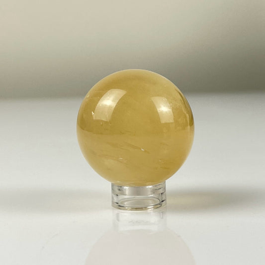 Honey Calcite Sphere