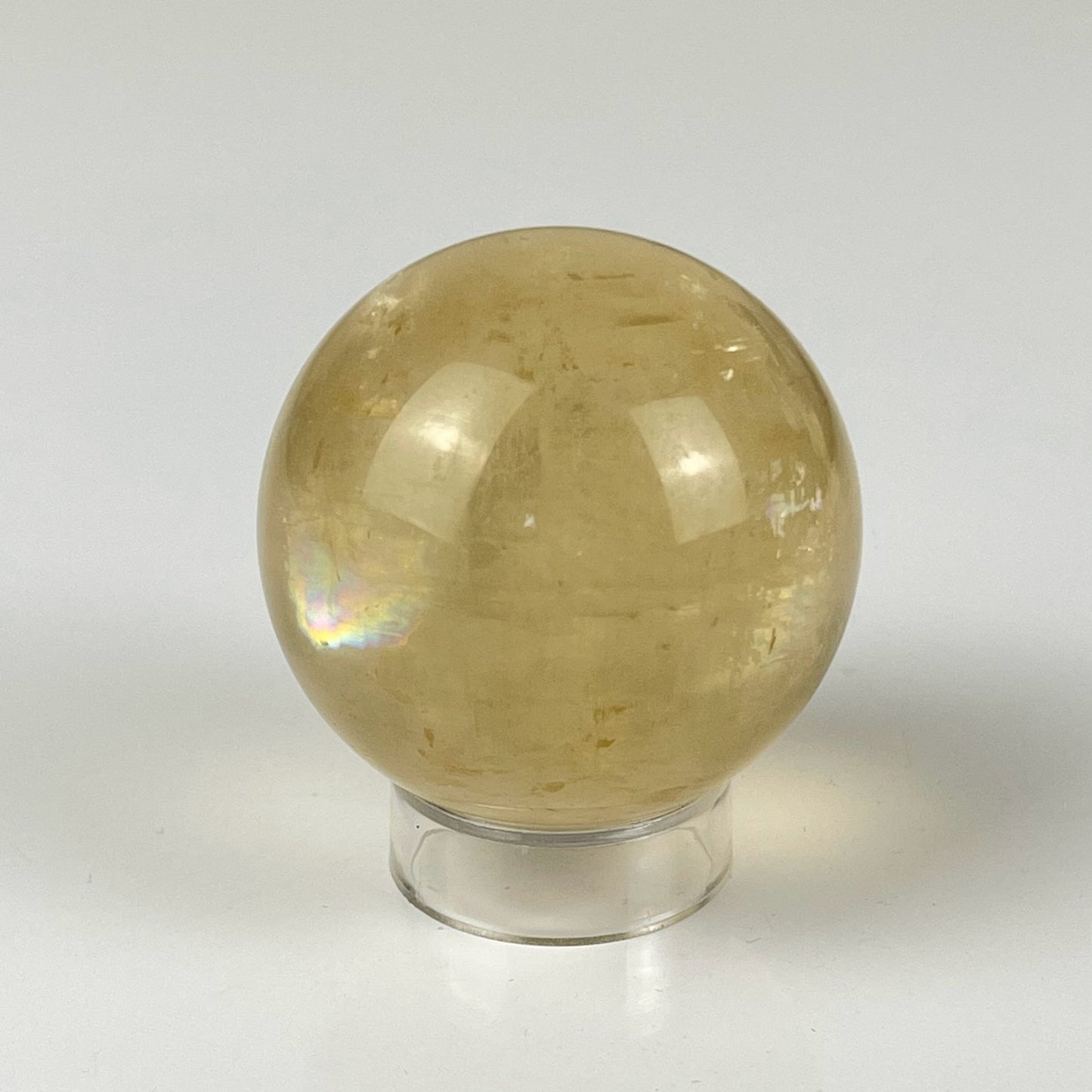 Honey Calcite Sphere