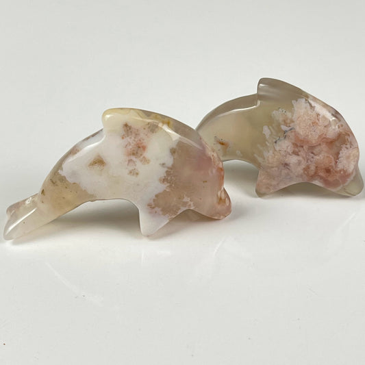 Flower Agate Dolphin