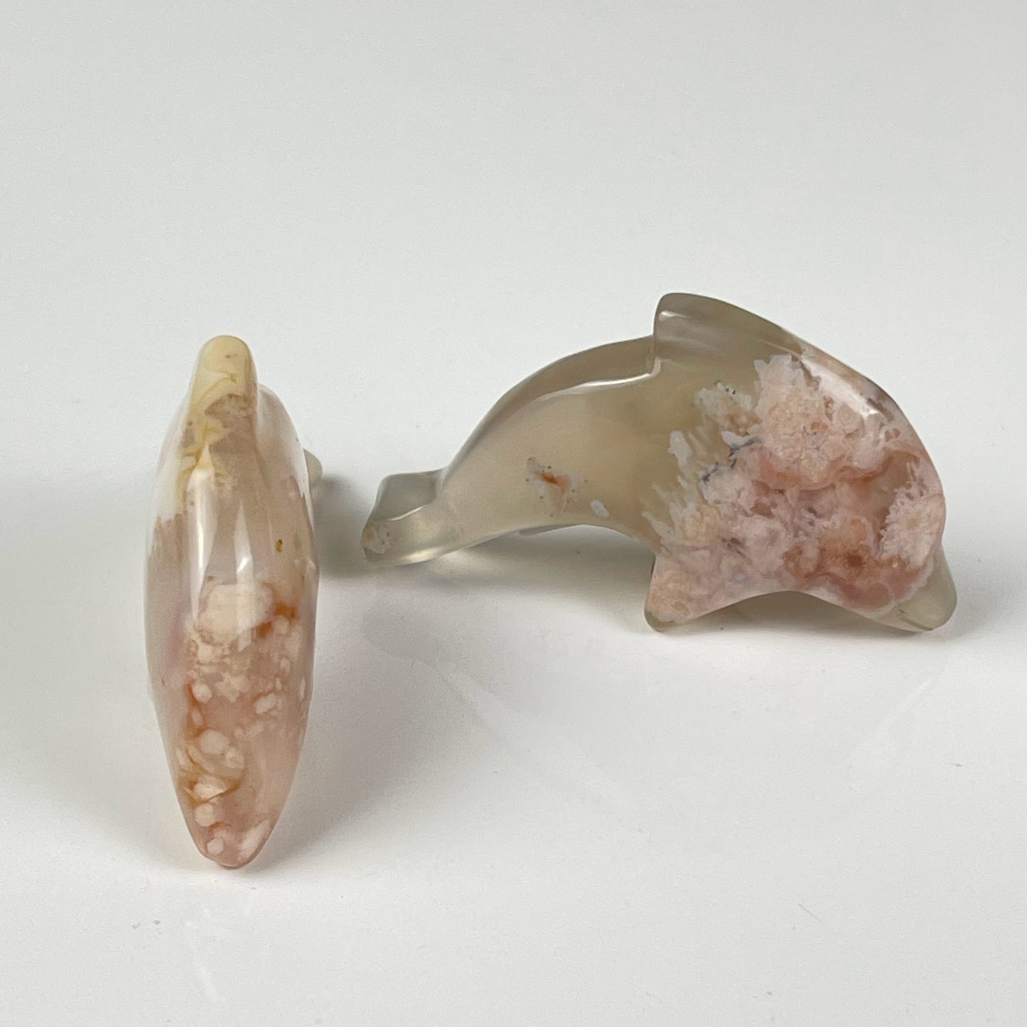 Flower Agate Dolphin