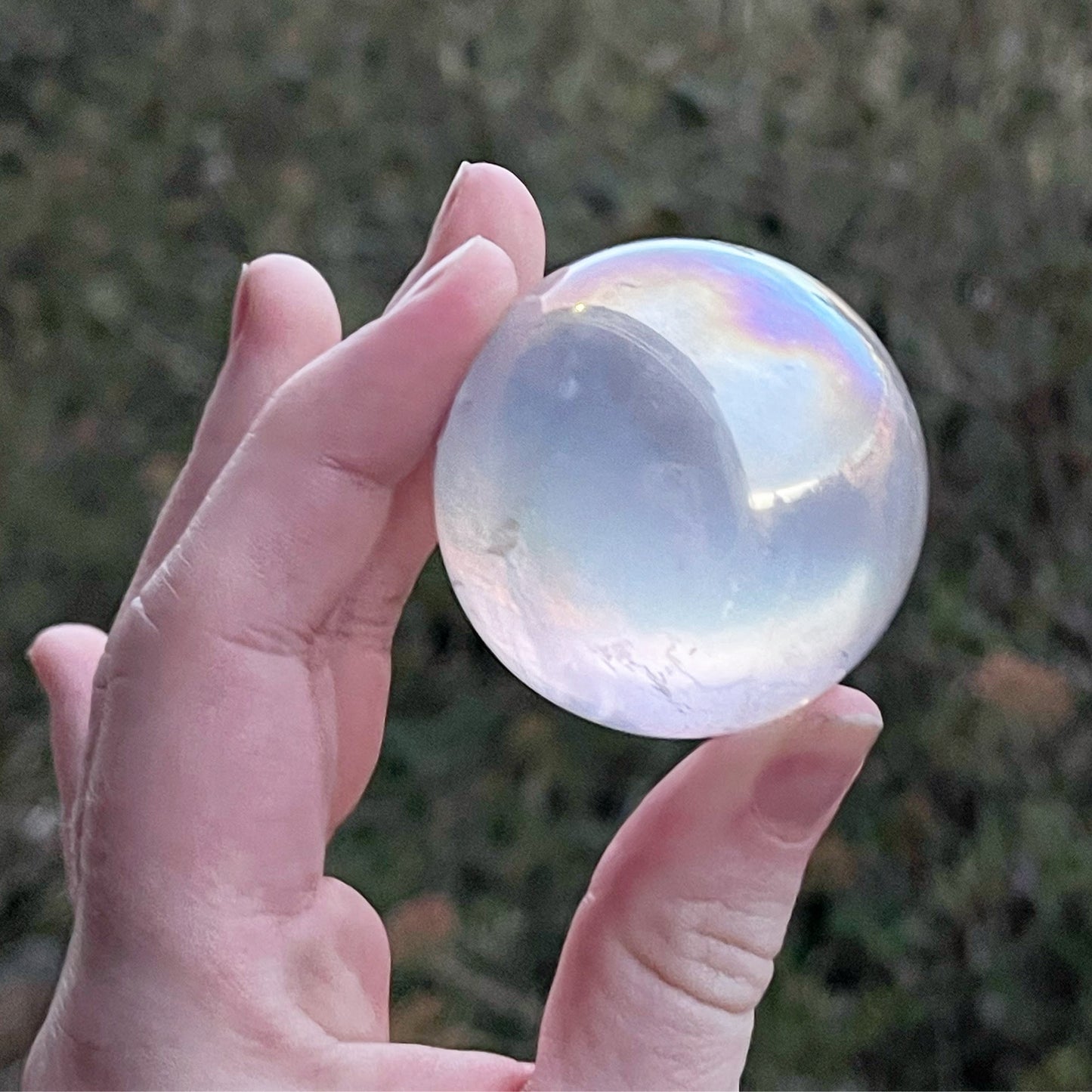 Aura Rose Quartz Sphere