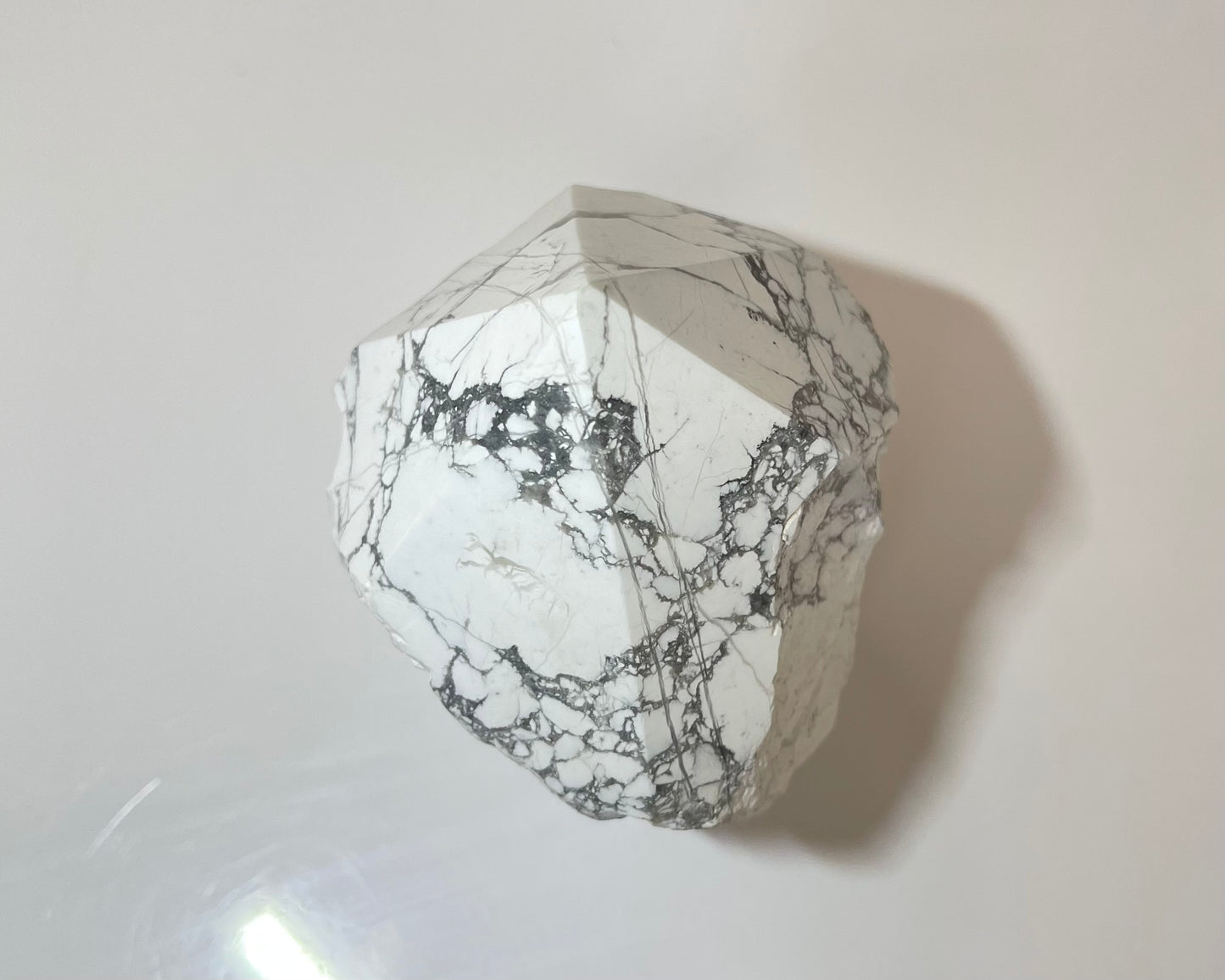 Howlite Large Polished Point