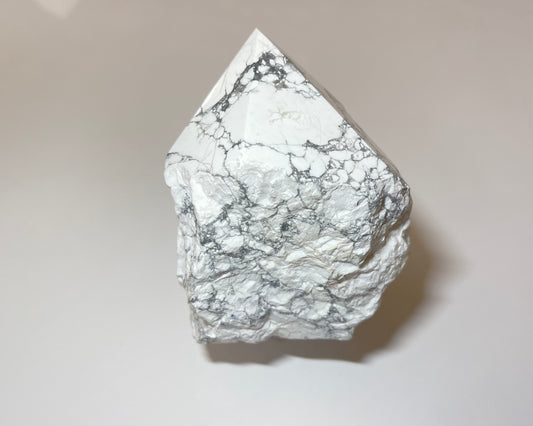 Howlite Large Polished Point