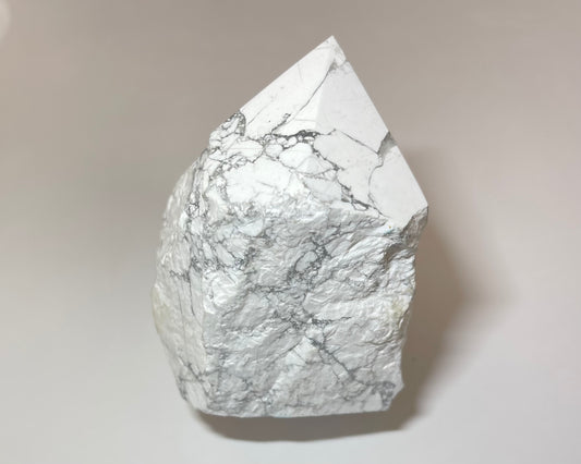 Howlite Large Polished Point