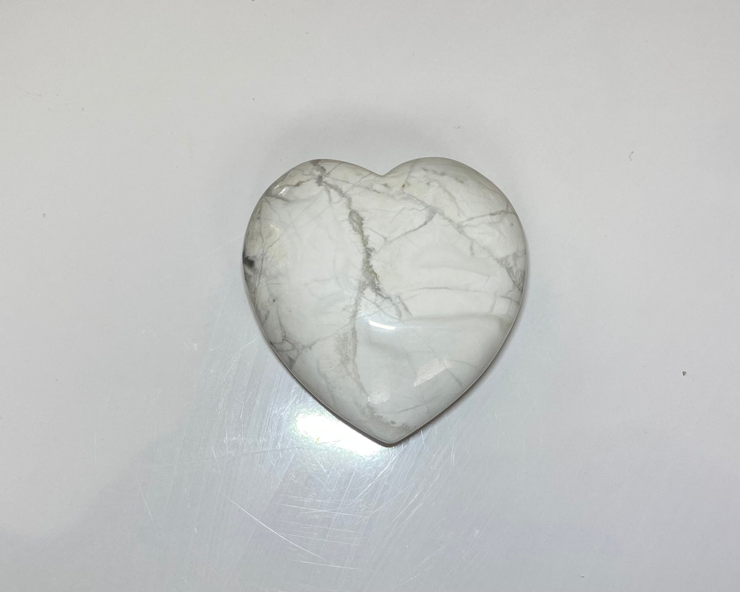 Howlite Large Heart