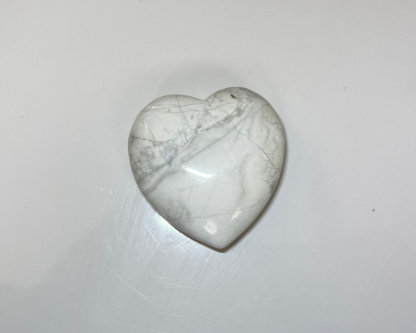 Howlite Large Heart