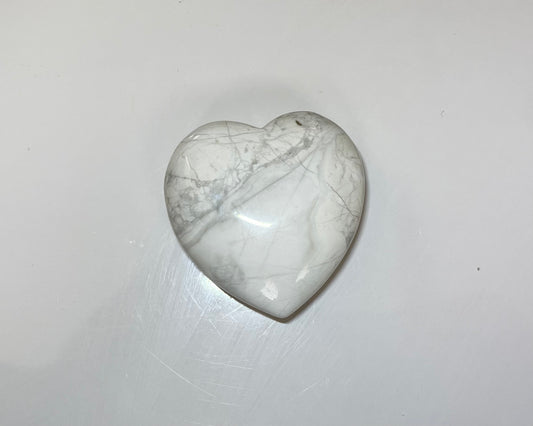 Howlite Large Heart