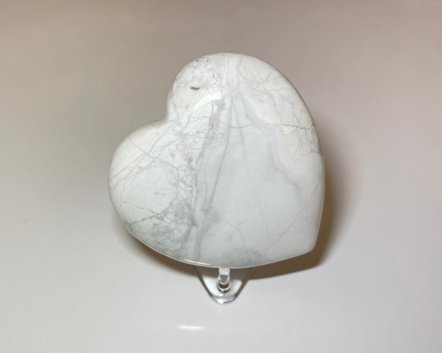 Howlite Large Heart