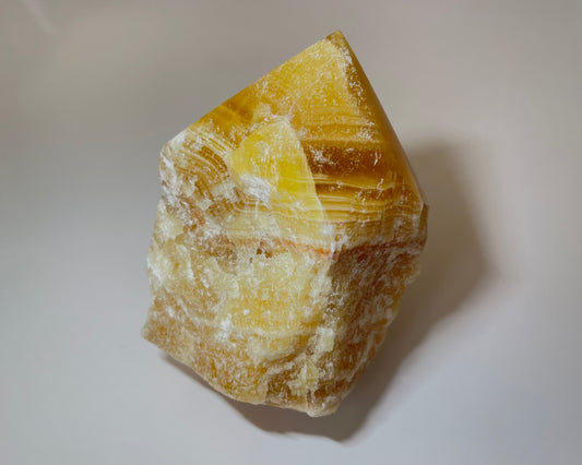Orange Calcite Large Polished Point