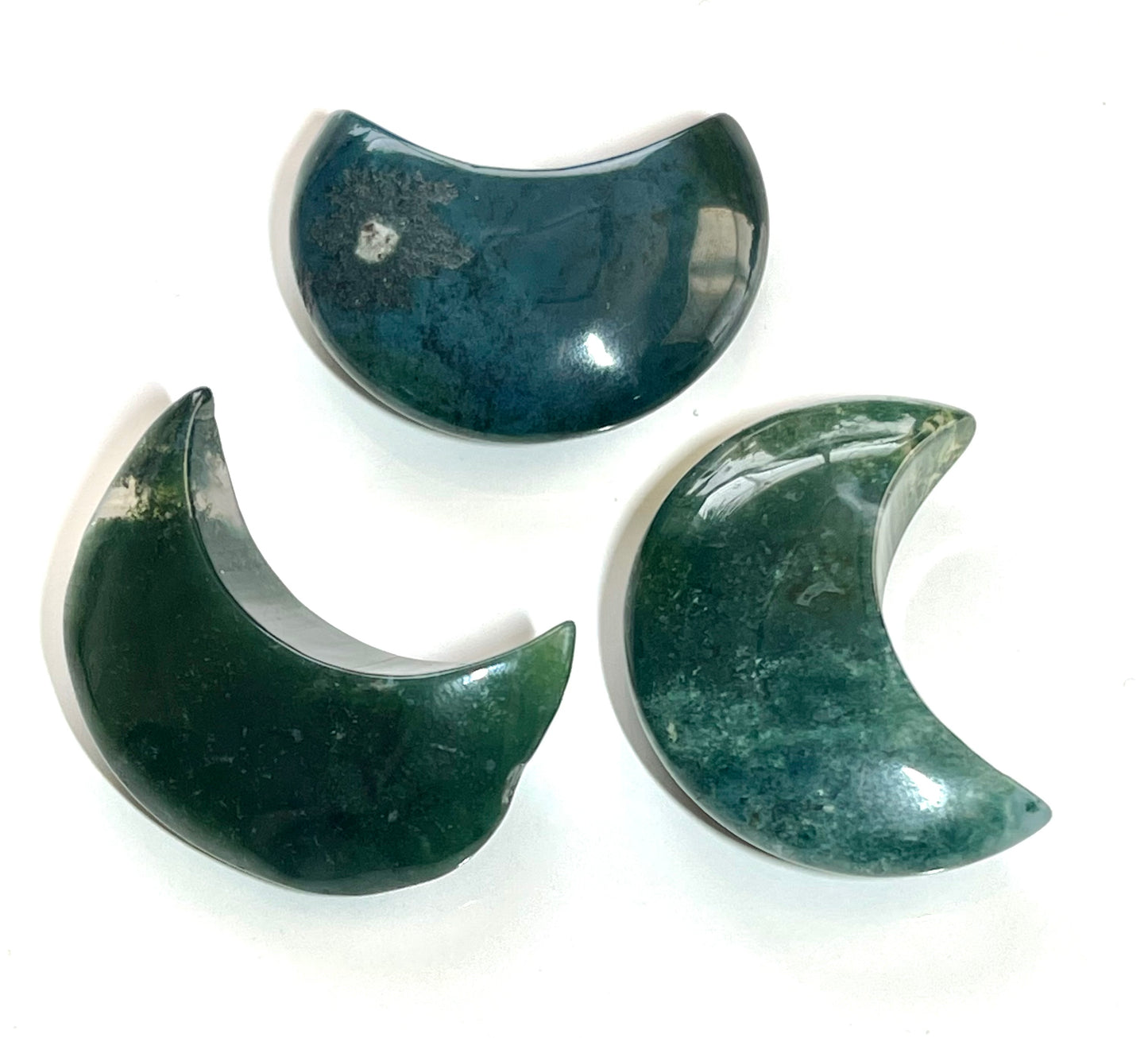 Moss Agate Moons