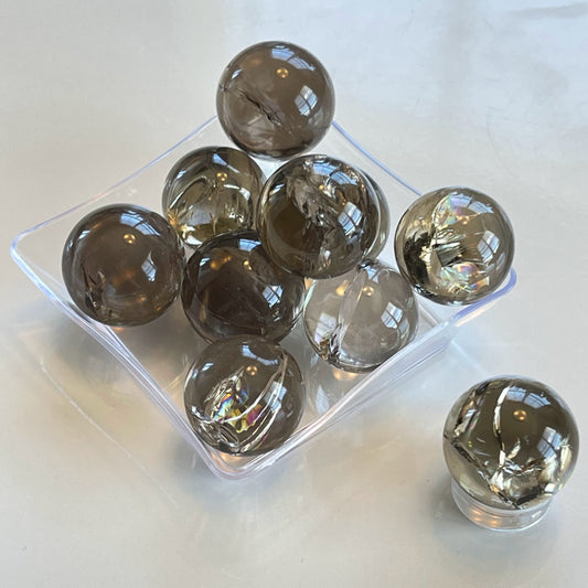 Smokey Quartz Mini Spheres
