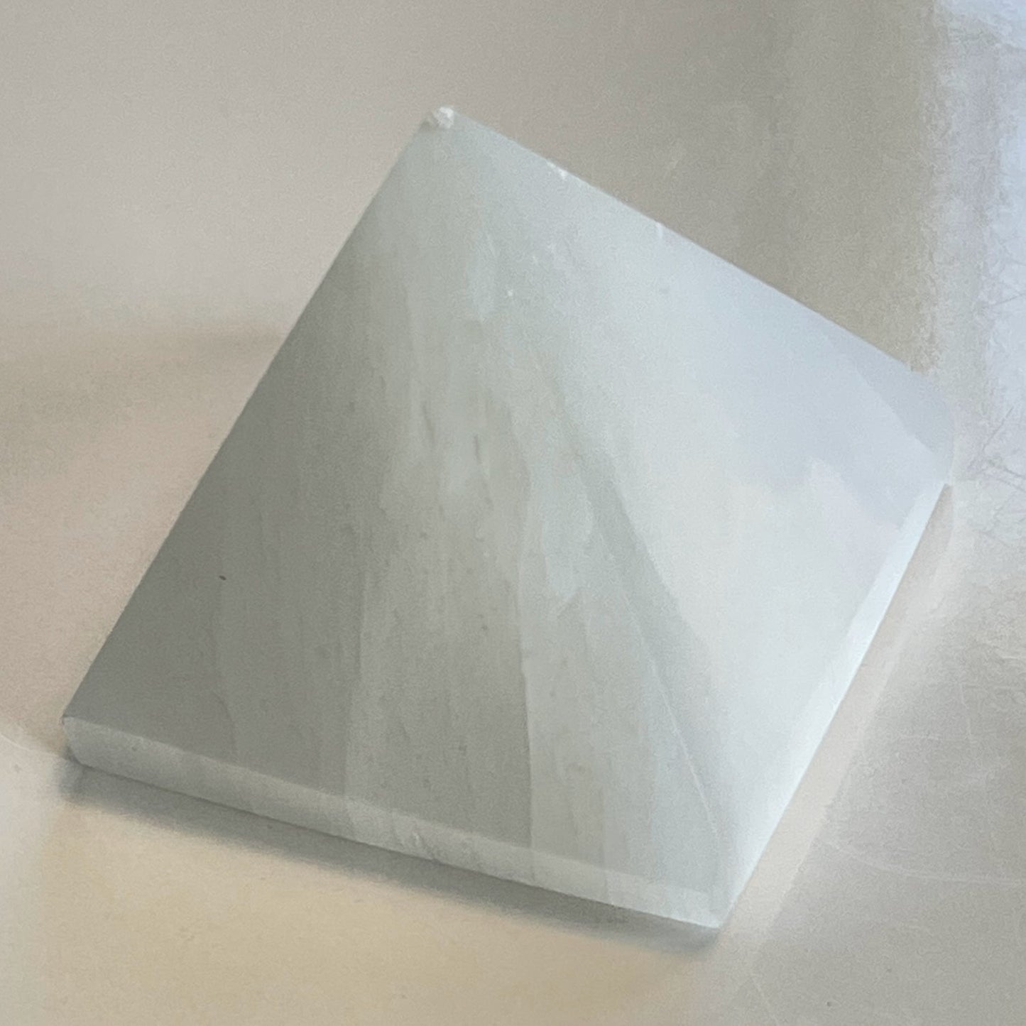 Selenite/Satin Spar Pyramid