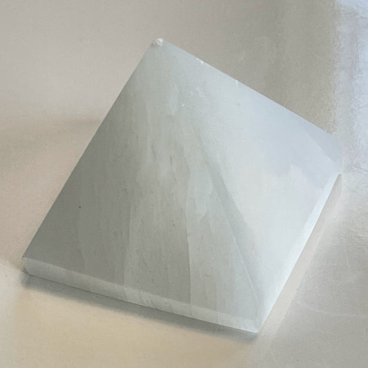 Selenite/Satin Spar Pyramid