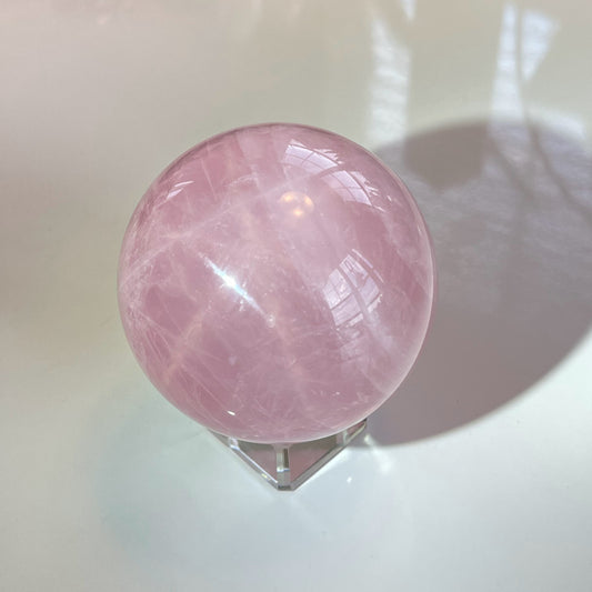 Star Rose Quartz Sphere
