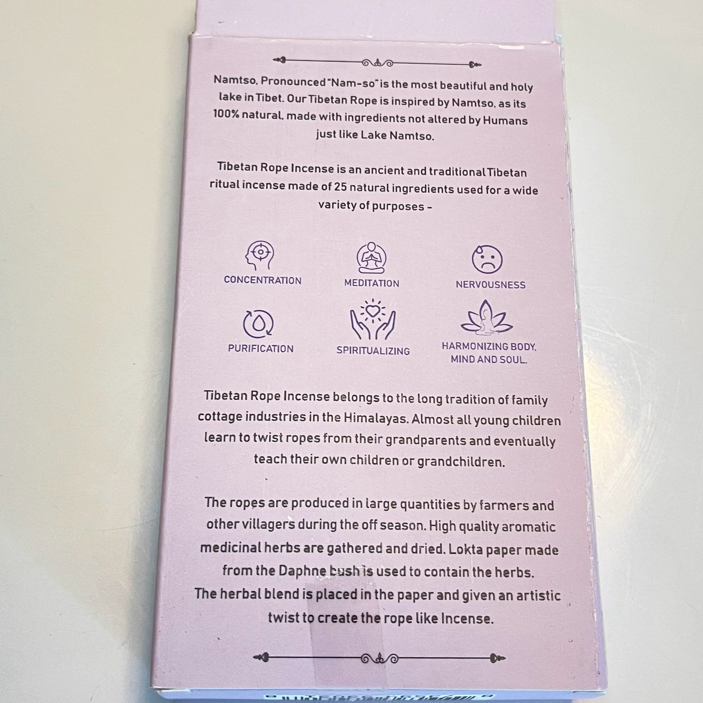 Positive Vibes Rope Incense