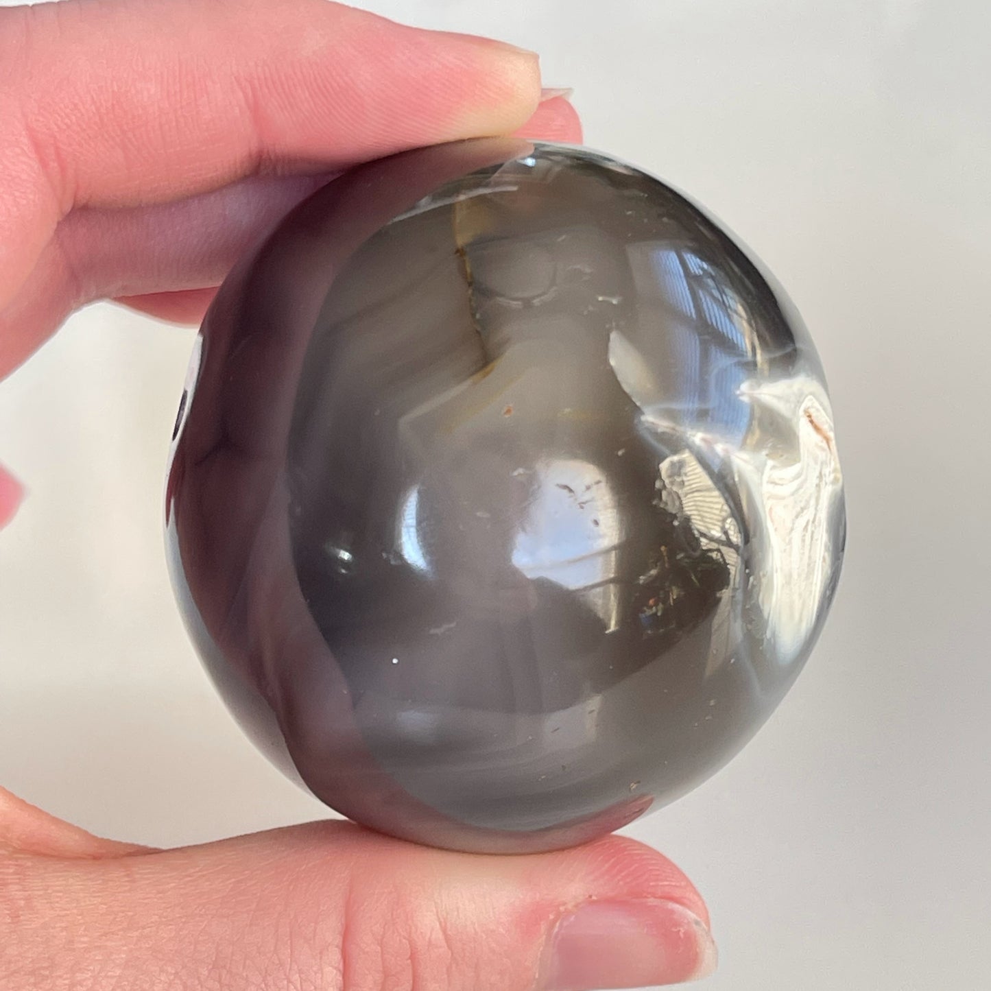 Orca Agate Sphere