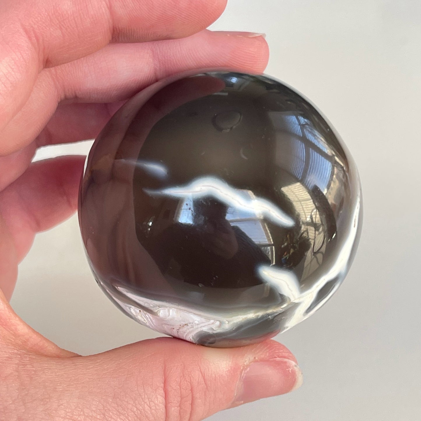 Orca Agate Sphere