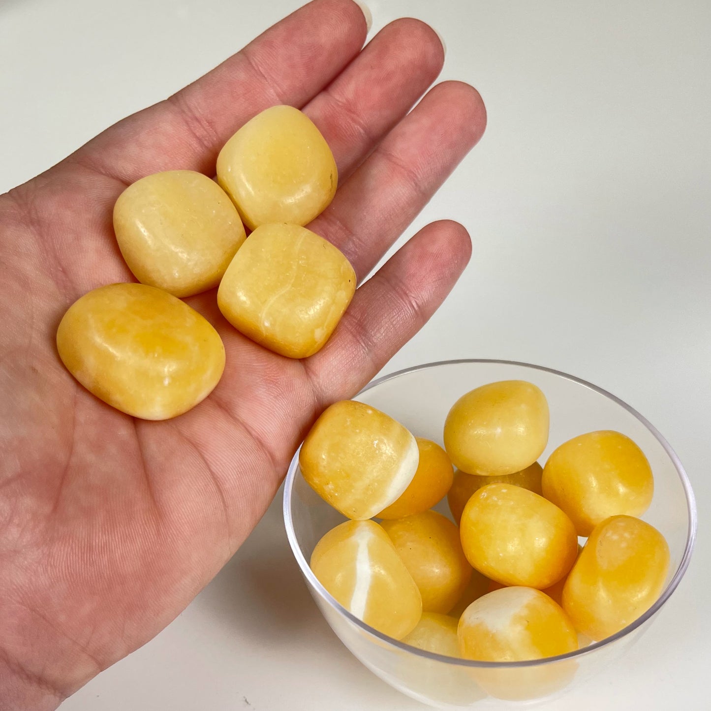 Orange Calcite Tumble