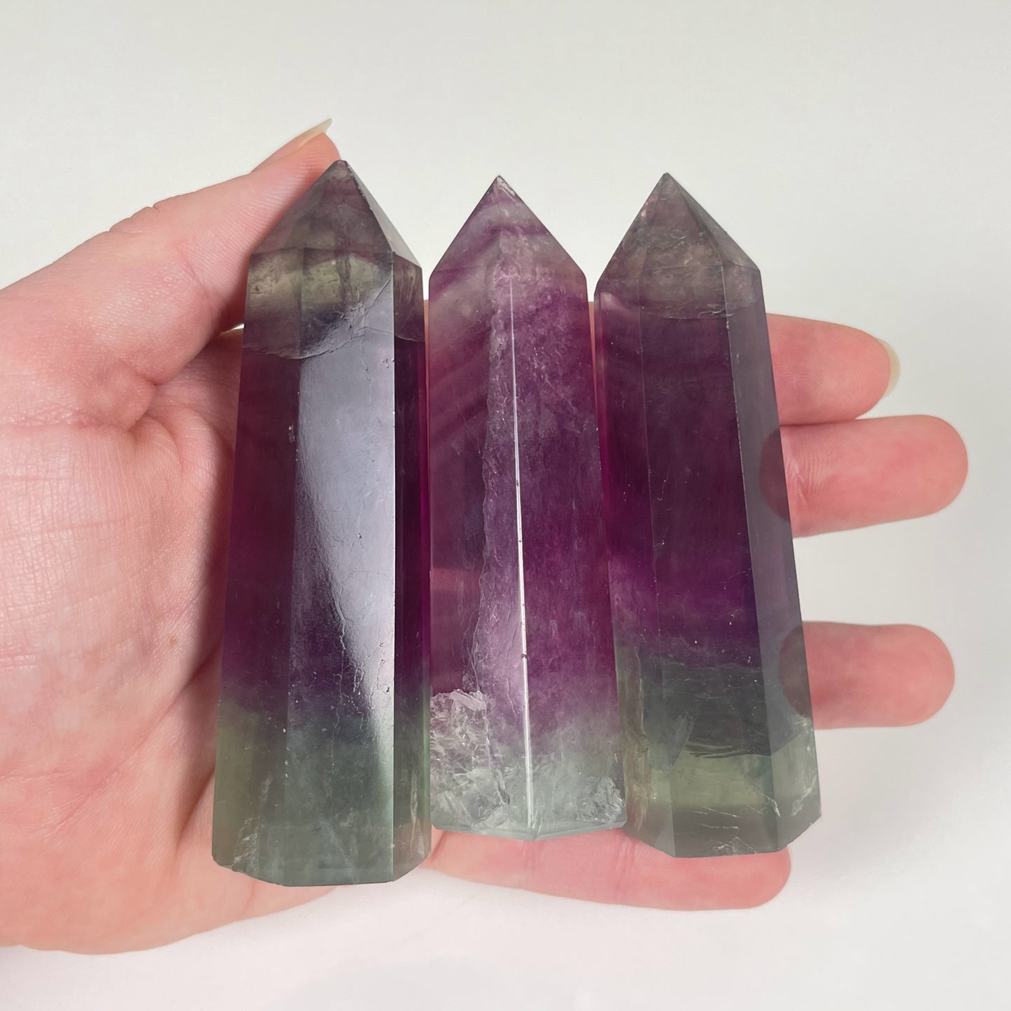 Watermelon Fluorite Tower