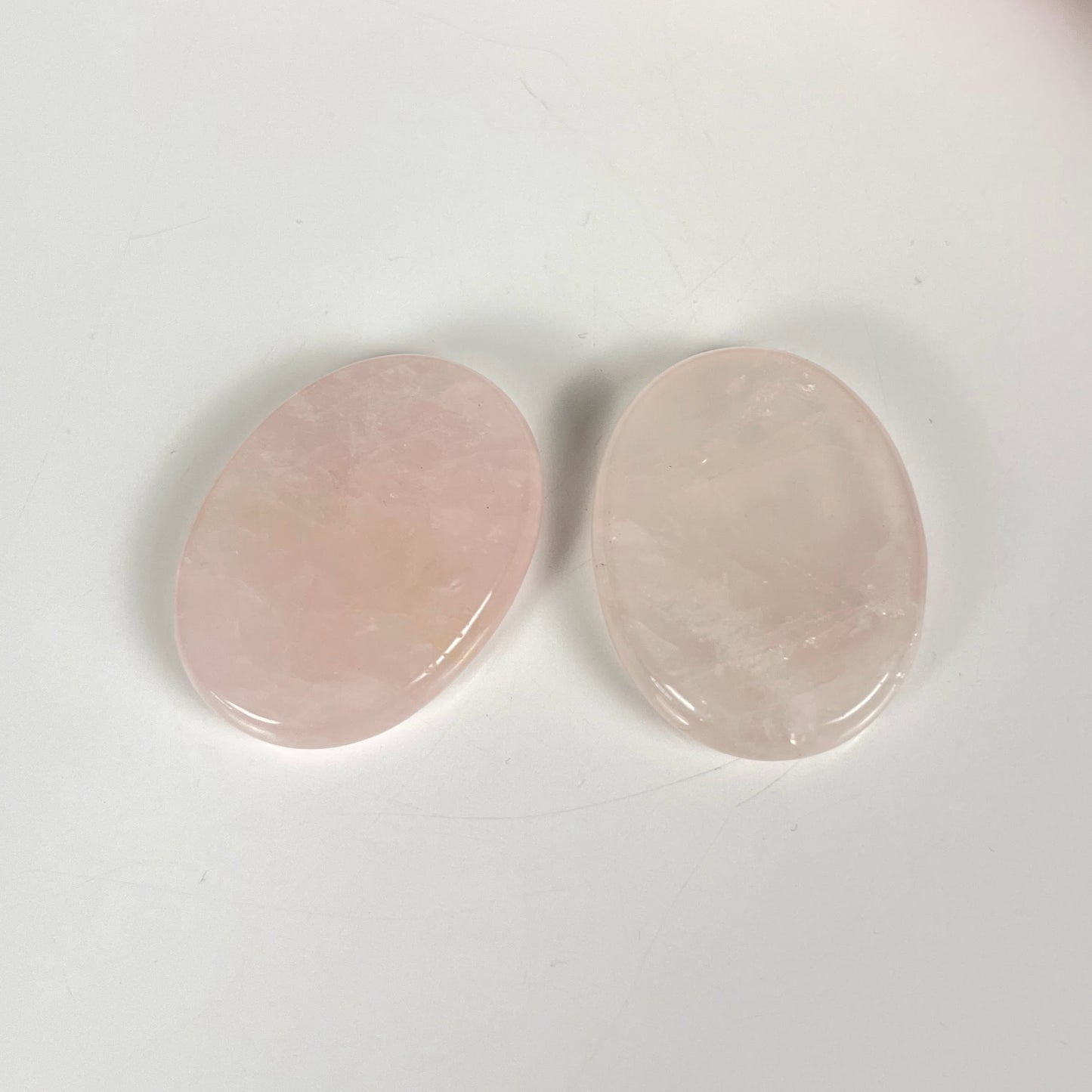 Rose Quartz Worry Stone