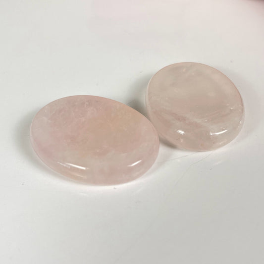 Rose Quartz Worry Stone