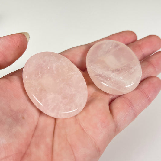 Rose Quartz Worry Stone