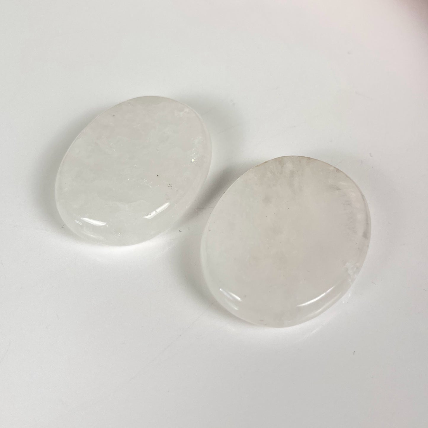 Clear Quartz Worry Stone
