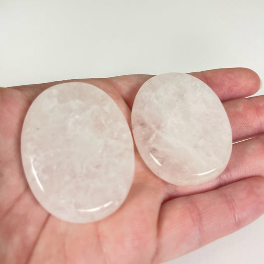 Clear Quartz Worry Stone