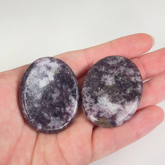 Lepidolite Worry Stone