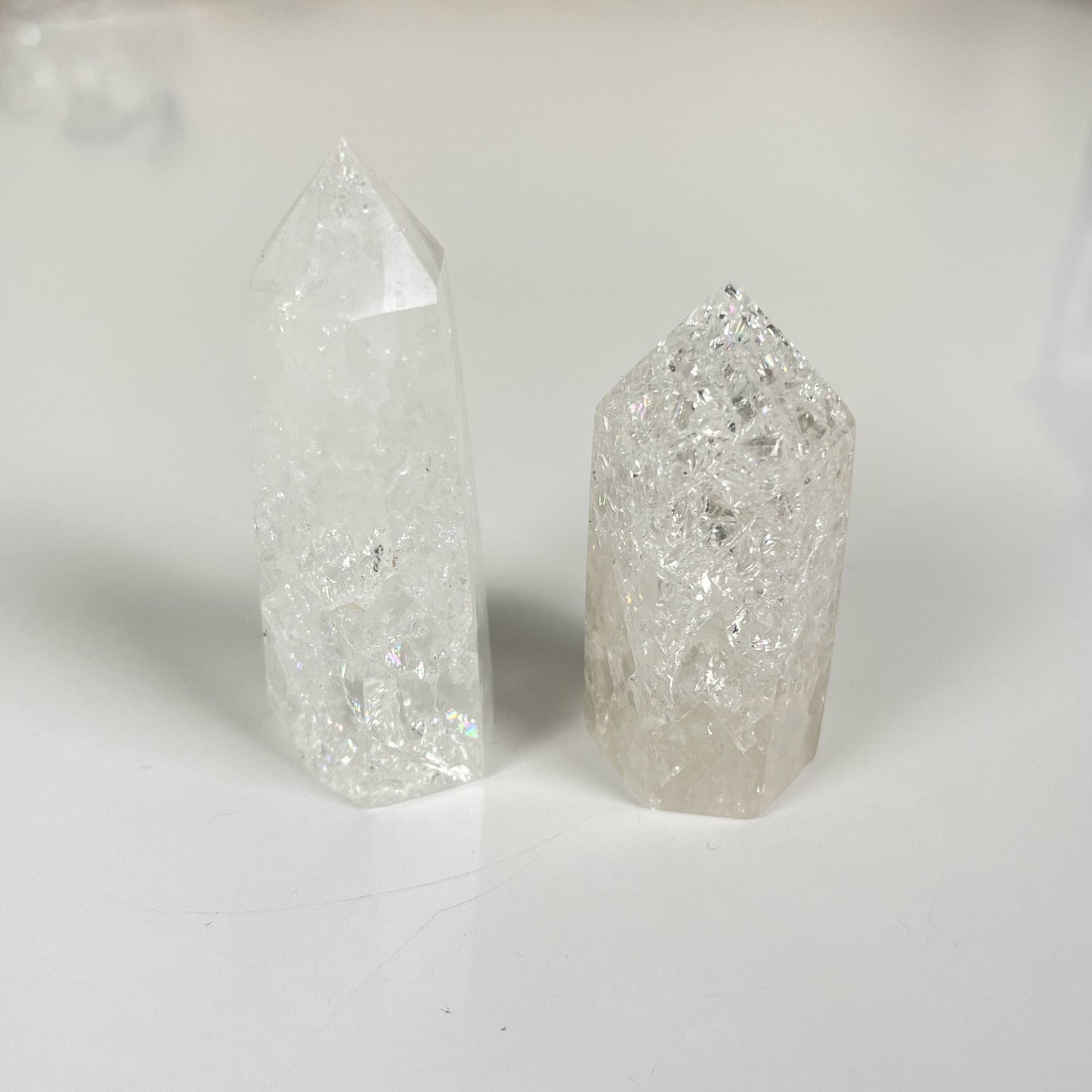 Crackle Quartz Tower