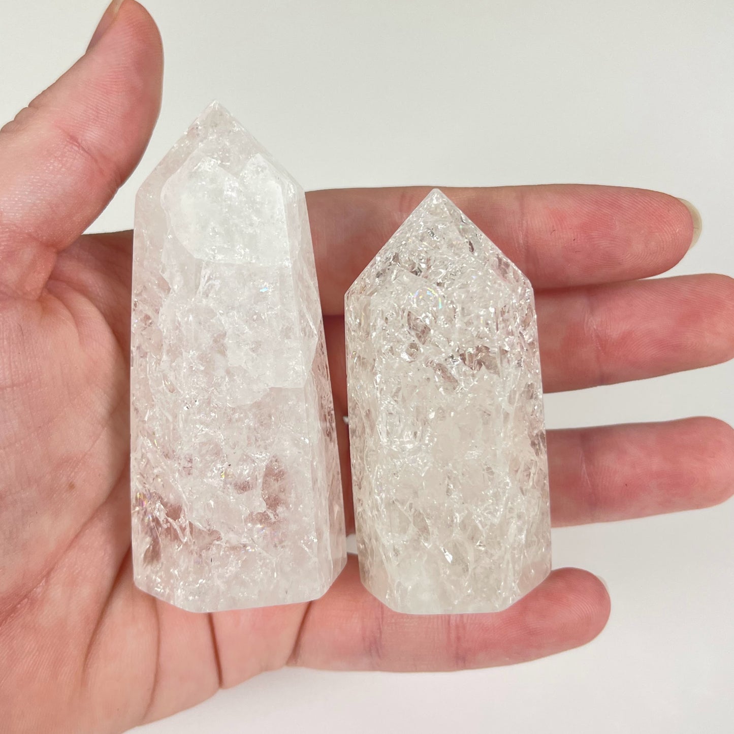 Crackle Quartz Tower