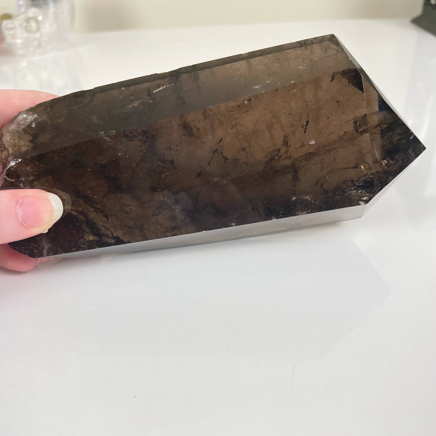 Smokey quartz Raw Point